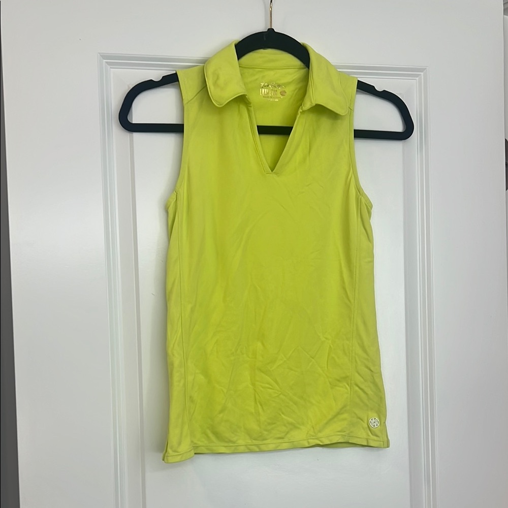 Lilly Pulitzer Golf Polo Yellow